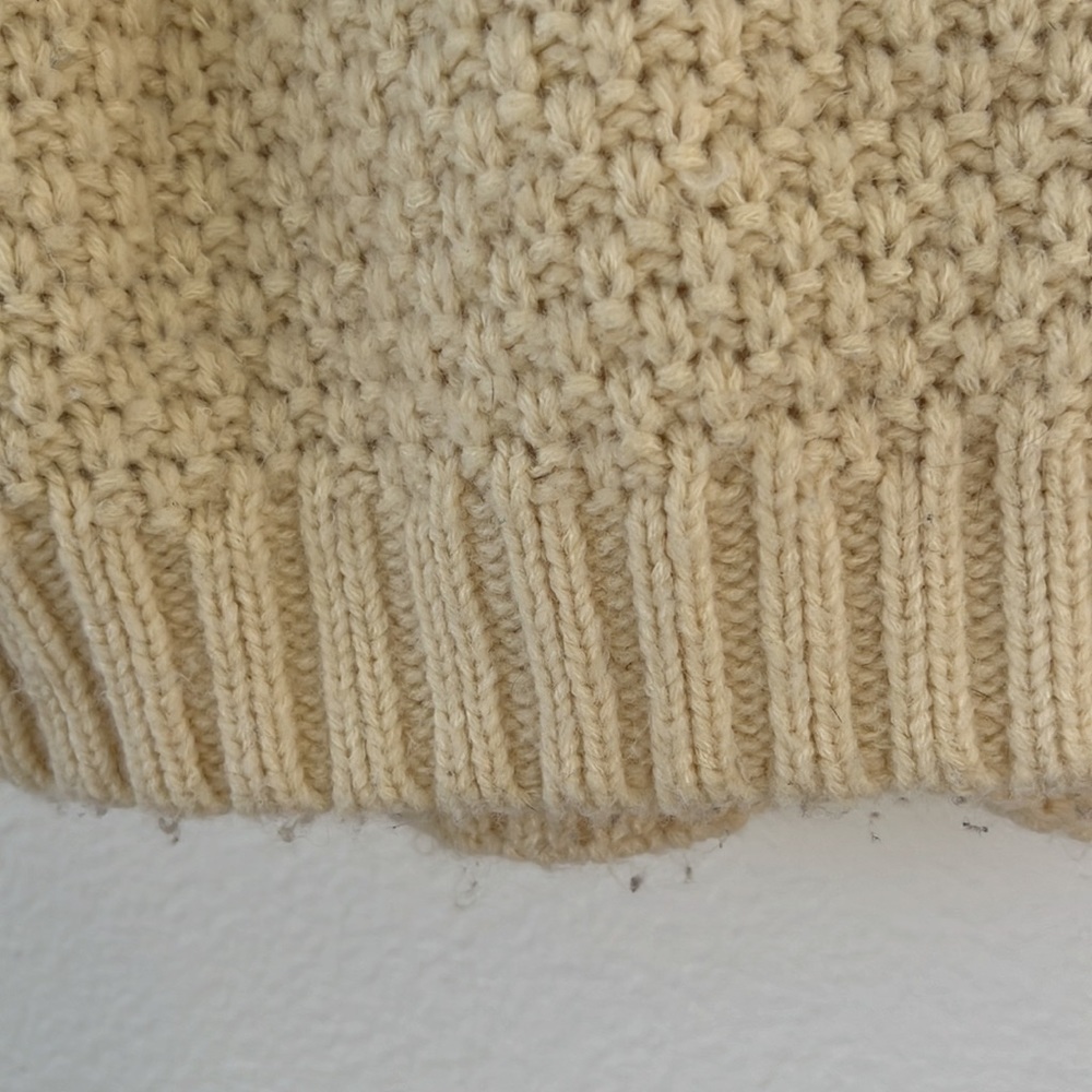 Gold button grandma cardigan